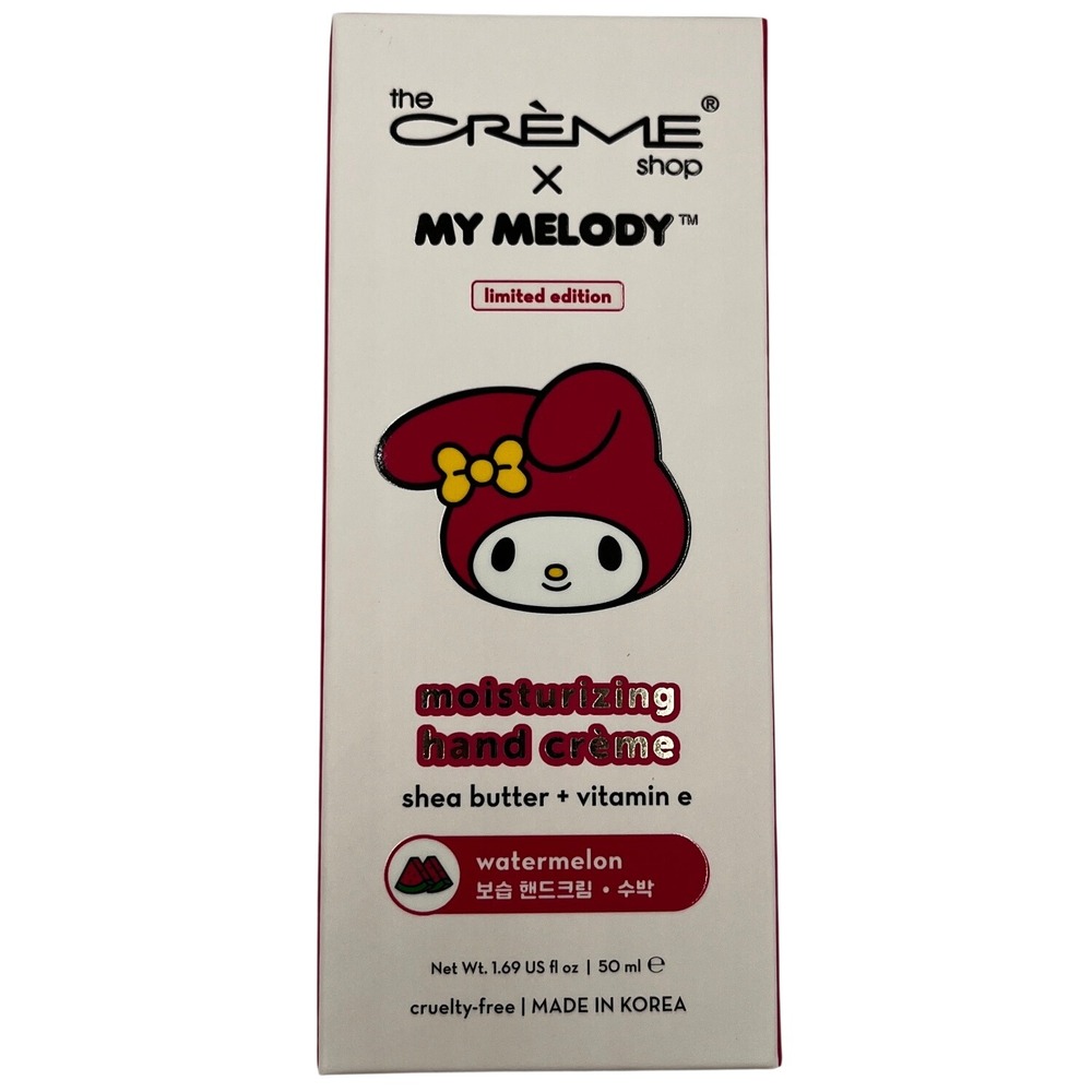 (6pack) The Crème Shop My Melody Hand Cream 1.69oz Watermelon Shea Butter Sanrio